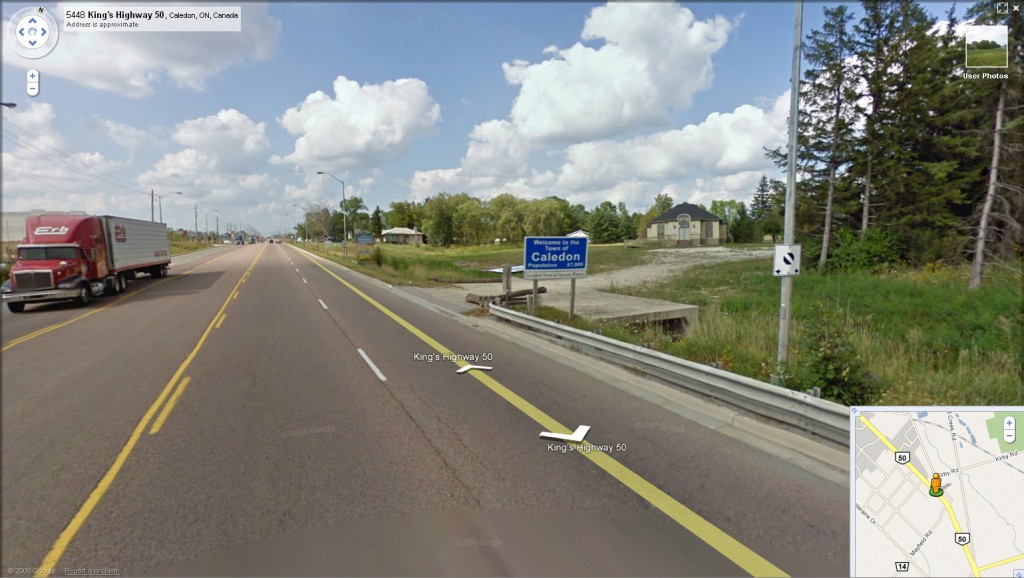 Inside Caledon, Ontario » Google Maps Street View now available for ...